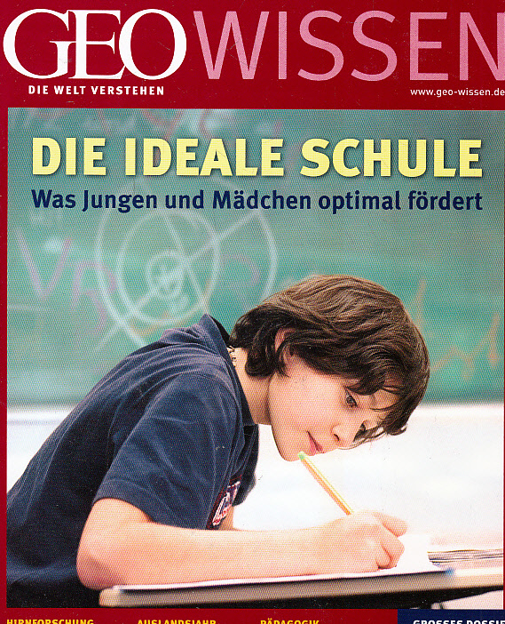 GEO Wissen 44/09: Die ideale Schule. Was Jungen und Mädchen optimal fördert (mit DVD) - Michael, Schaper