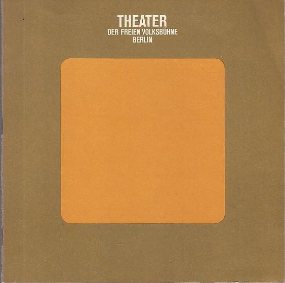 Die Kleinbürger. Szenen im Hause Besßjemenow. Spielzeit 4 / 1970 / 1971 ...