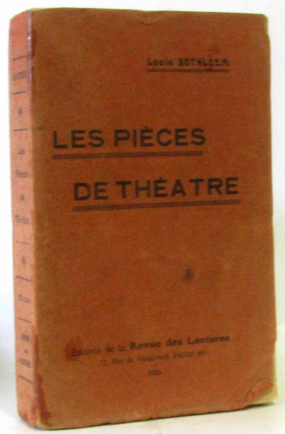 Les pièces de théatre by Bethléem (1924)  crealivres