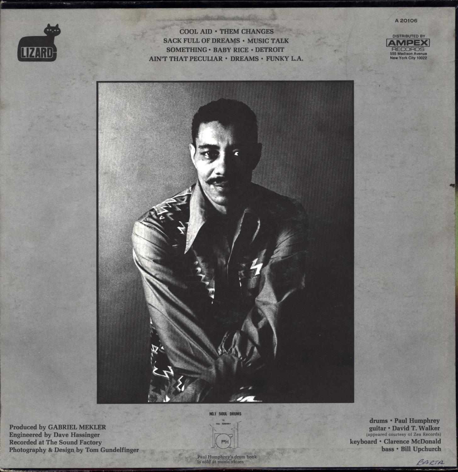 Paul Humphrey and the CoolAid Chemists (VINYL LP) by Paul Humphrey