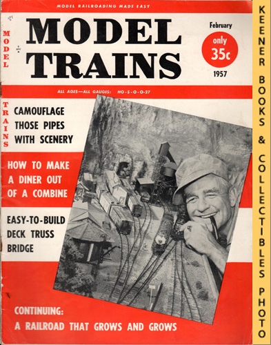 Model Trains Magazine, February 1957: Vol. 9, No. 12 Anderson, Willard V. (Editor) [Very Good] [Softcover]