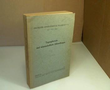 Tagungsbericht und wissenschaftliche Abhandlungen 1951. (= Verhandlungen des Deutschen Geographentages - Bd. 28), - Lehmann, Herbert (Hrsg.).