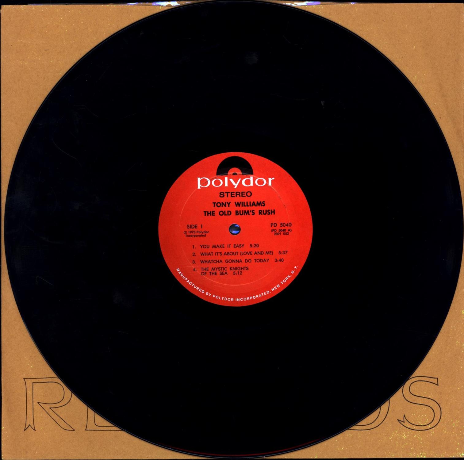 The Old Bum's Rush (VINYL JAZZ LP) by The Tony Williams
