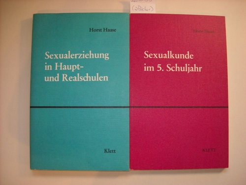 Sexualkunde im 5. Schuljahr : ein Unterrichtsmodell + Sexualerziehung in Haupt- und Realschulen. Ein Unterrichtsmodell. (2 Bücher) - Haase, Horst