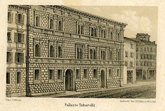 Palazzo Tabarelli. by ARMANI, Basilio.: (1859) | Studio Bibliografico Adige