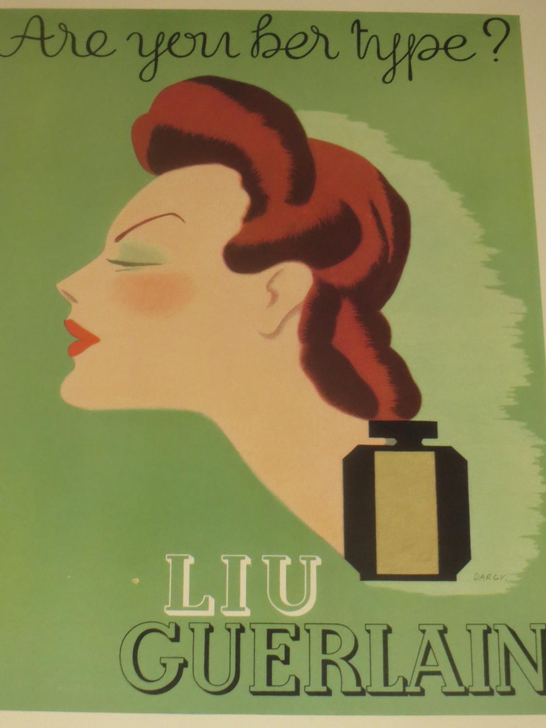 1937 Guerlain Perfume Ad Are You Her Type? by Darcy: (1937)  Art / Print / Poster
