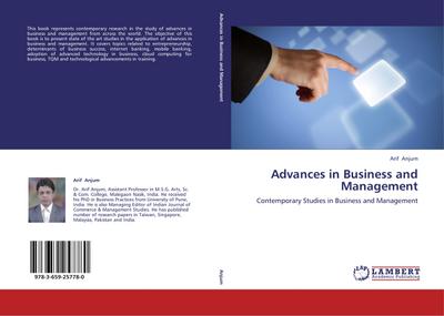 Advances in Business and Management : Contemporary Studies in Business and Management - Arif Anjum