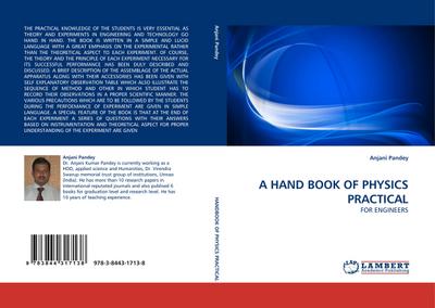 A HAND BOOK OF PHYSICS PRACTICAL : FOR ENGINEERS - Anjani Pandey