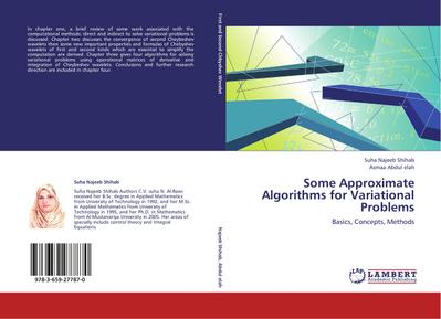 Some Approximate Algorithms for Variational Problems : Basics, Concepts, Methods - Suha Najeeb Shihab