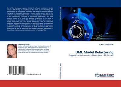 UML Model Refactoring : Support for Maintenance of Executable UML Models - Lukasz Dobrzanski
