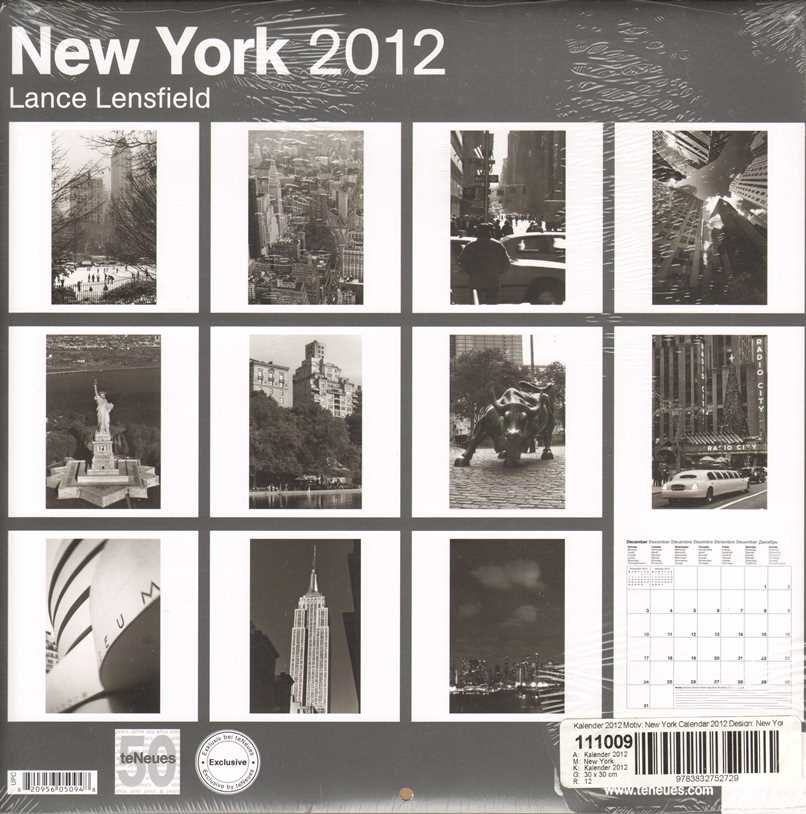 Lance Lensfield: New York 2012. - Lensfield, Lance