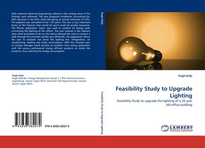 Feasibility Study to Upgrade Lighting : Feasibility Study to upgrade the lighting of a 20 year old office building - Hugh Kelly