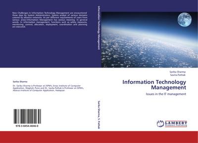 Information Technology Management : Issues in the IT management - Sarika Sharma