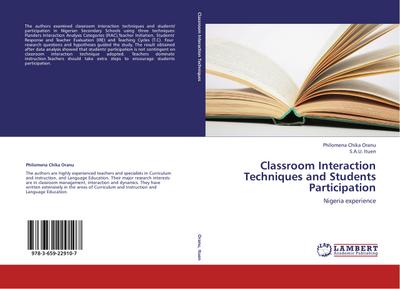 Classroom Interaction Techniques and Students Participation : Nigeria experience - Philomena Chika Oranu