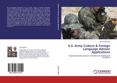 U.S. Army Culture & Foreign Language Advisor Applications : Operationalizing Culture in Relation to Intelligence Functions - Jim Schnell