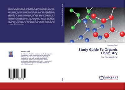 Study Guide To Organic Chemistry : For First Year B. Sc - Hitendra Patel