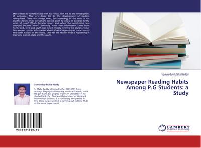 Newspaper Reading Habits Among P.G Students: a Study - Somireddy Malla Reddy