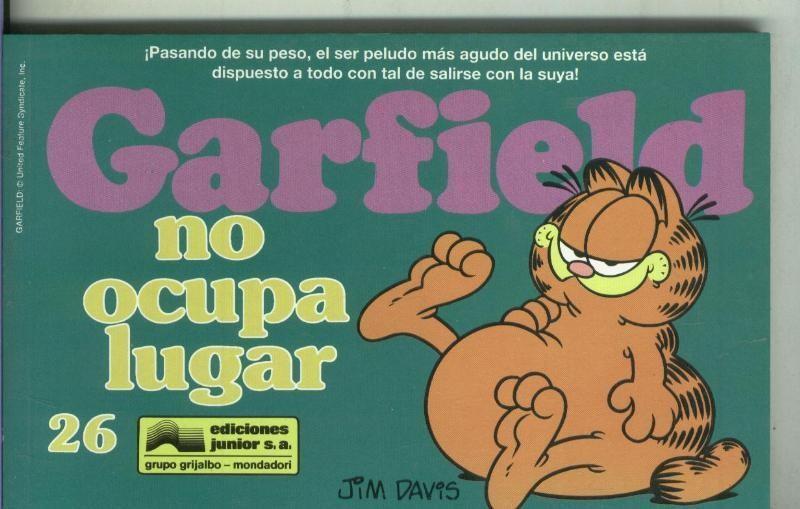 Garfield de Jim Davis numero 26: No ocupa lugar - Jim Davis