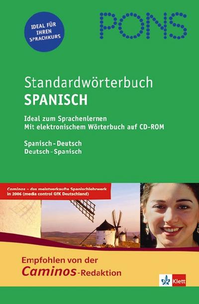 PONS Standardwörterbuch Spanisch, m. CD-ROM : Spanisch-Deutsch, Deutsch-Spanisch. 75.000 Stichwörter und Wendungen - Nely M Iglesias Iglesias