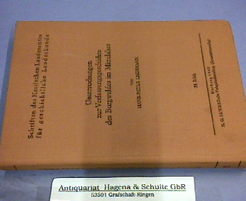 Untersuchungen zur Verfassungsgeschichte des Burgwaldes im Mittelalter. (= Schriften des Hessischen Landesamtes für geschichtliche Landeskunde, 31). - Lachmann, Hans-Peter