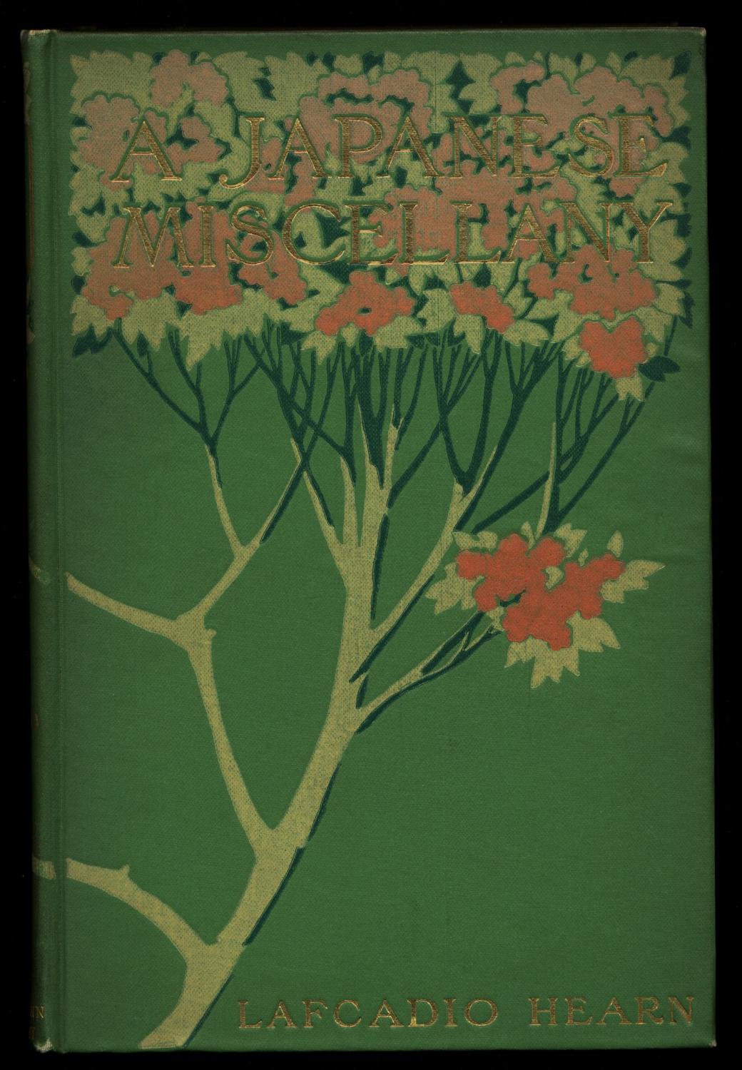 A JAPANESE MISCELLANY | Lafcadio Hearn | First edition