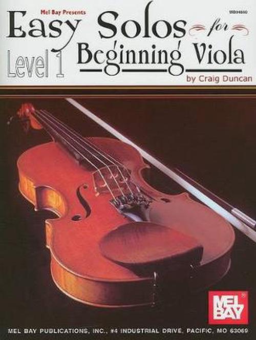 Easy Solos for Beginning Viola, Level 1 (Paperback) - Craig Duncan