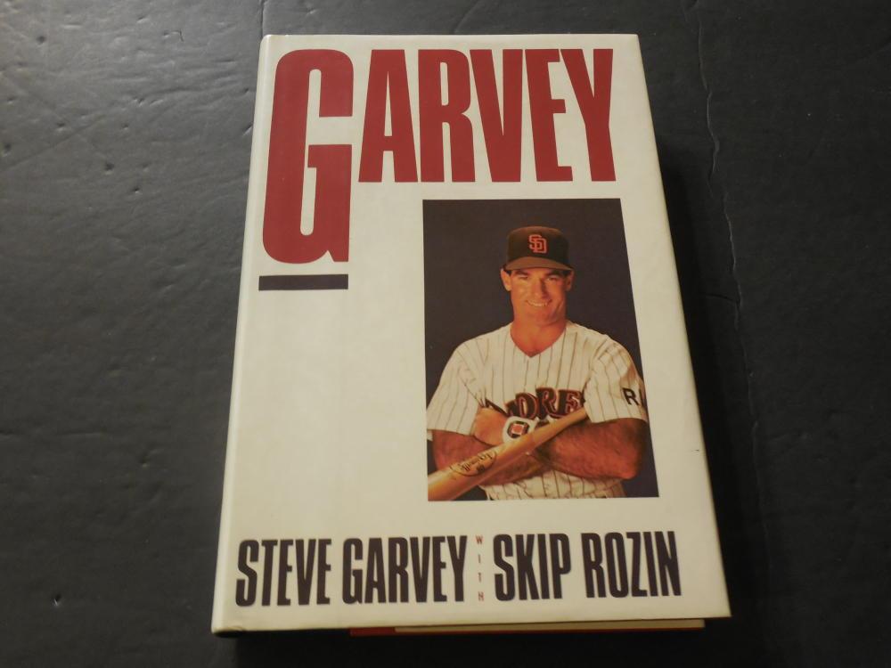 Garvey hc Steve Garvey With Skip Rozin SIGNED by Skip Rozin: See Pic hard  signed by author