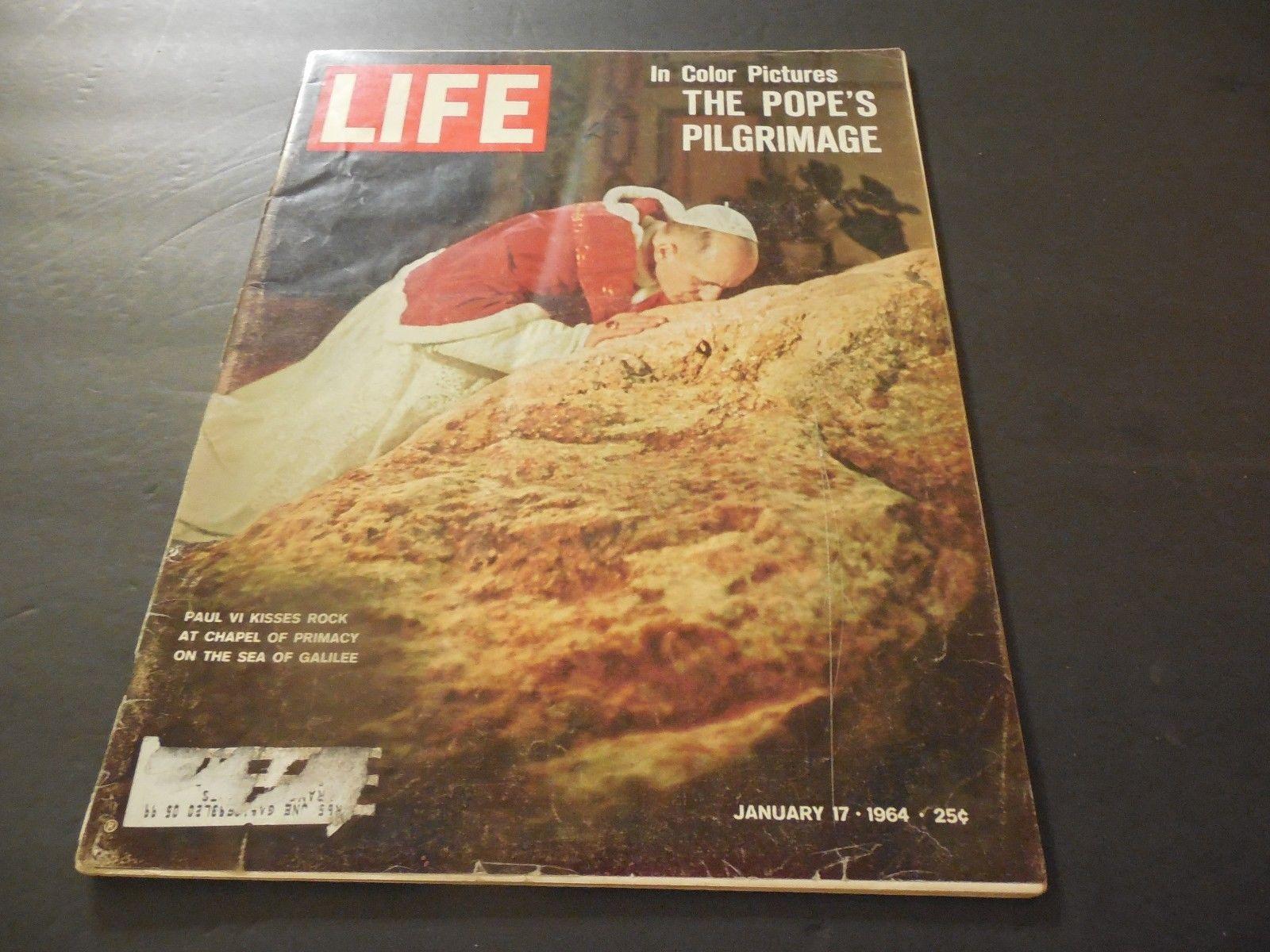 Life Magazine In Color Pictures The Pope's Pilgrimage January 17 1964 Issue