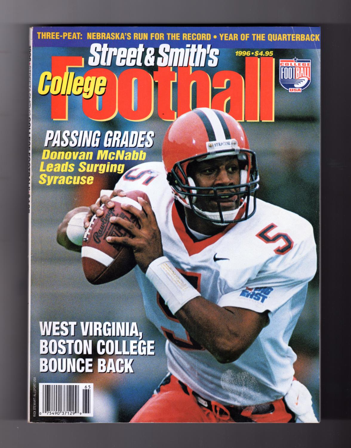 Street & Smith's College Football 1996 / Eastern Cover, with Donovan
