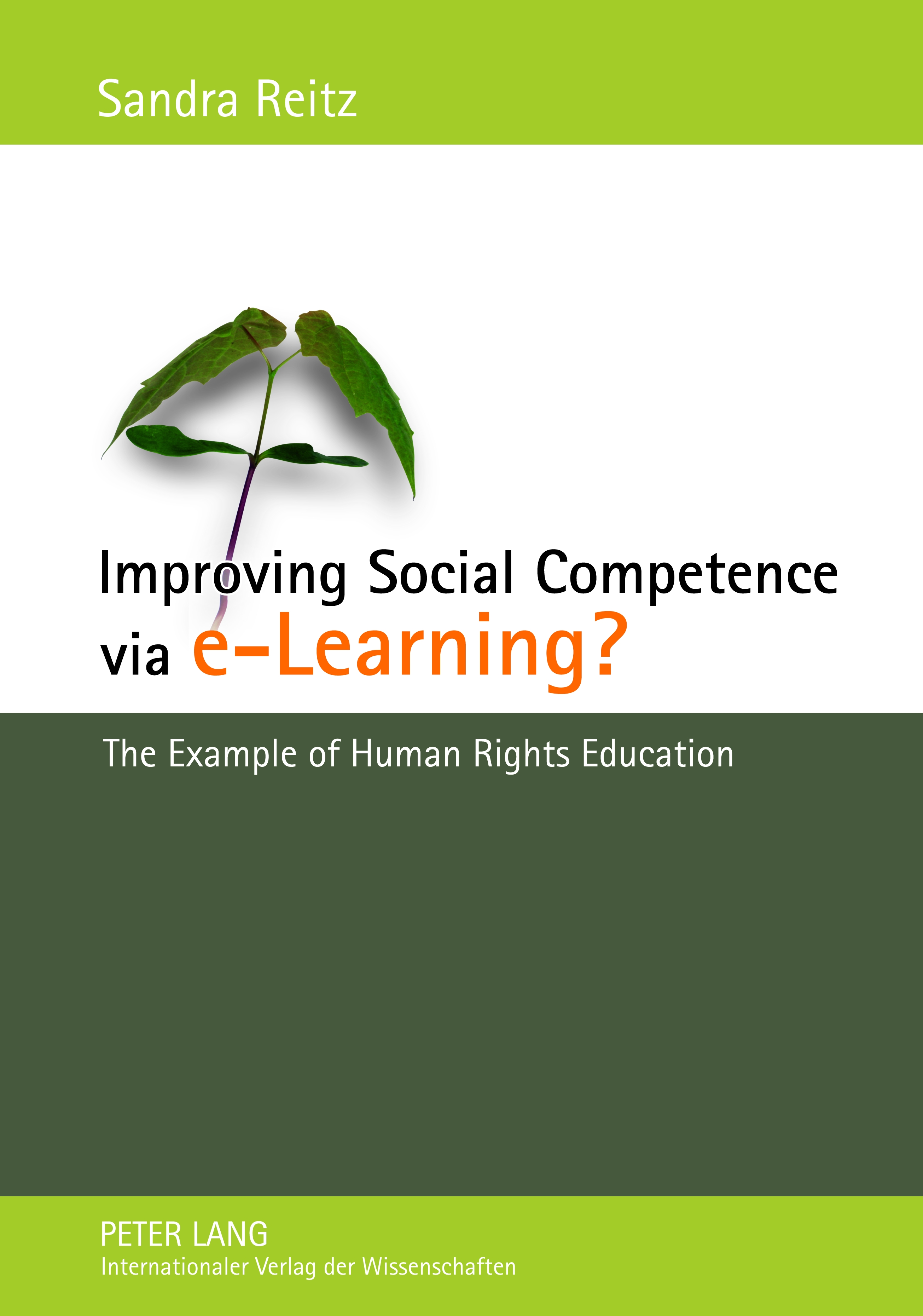 Improving social competence via e-learning? : the example of human rights education. - Reitz, Sandra