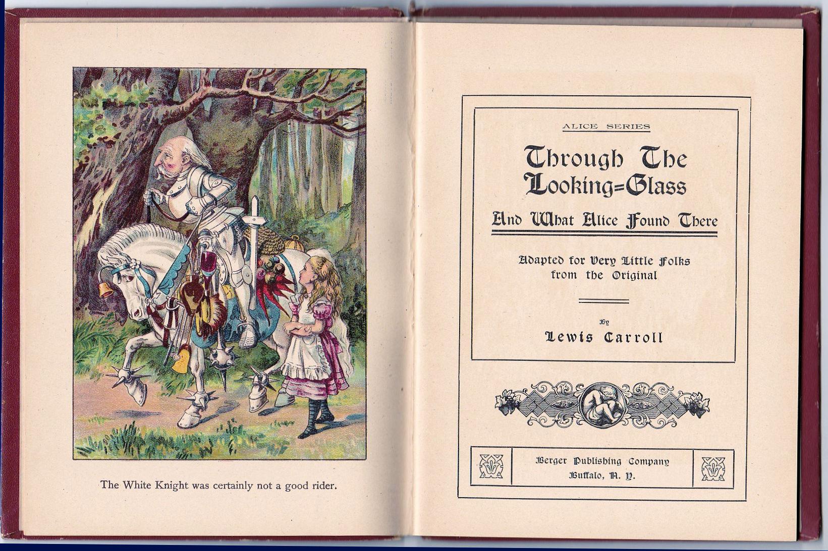through the looking glass and what alice found there book through the looking glass and what alice found there book