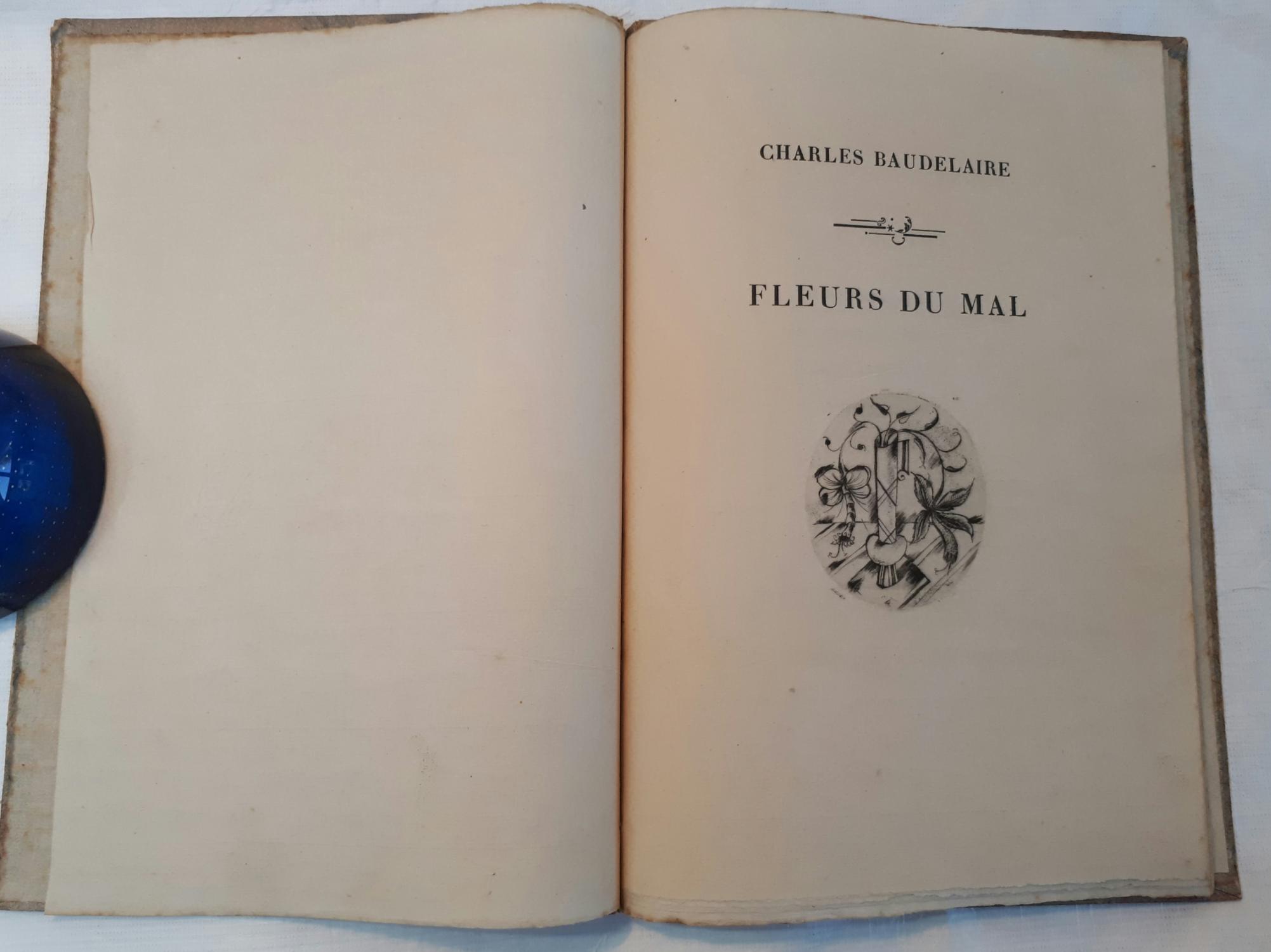 Fleurs du mal. [Diese Auswahl aus Baudelaire Fleurs du mal besorgte als