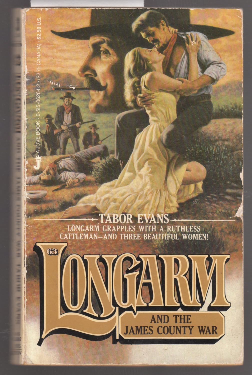 Longarm and the James County War by Evans, Tabor Good Paperback (1984