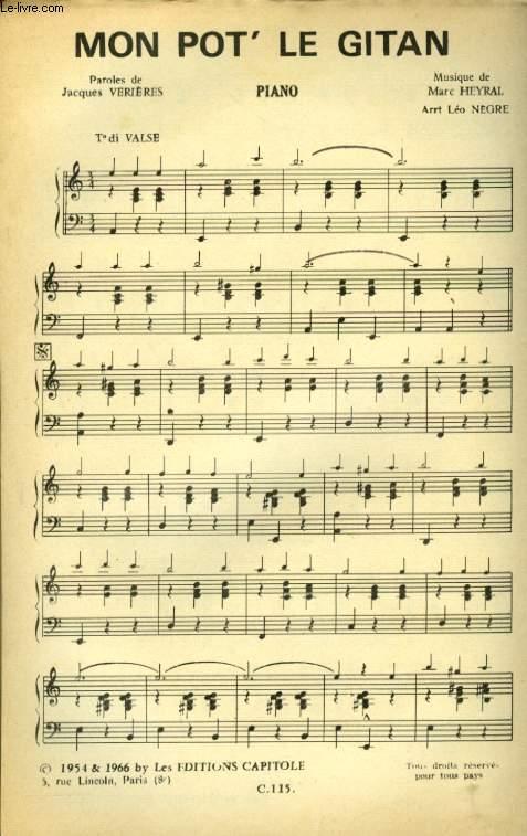 Bruyere Auvergnate Mon Pot Le Gitan By Larcange M Et Barcellini Heyral Marc 1964 Sheet Nbsp Music Le Livre