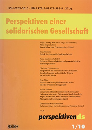 Perspektiven einer solidarischen Gesellschaft