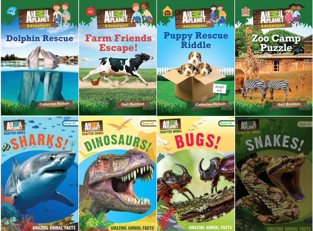 Animal Planet CHAPTER & FACT BOOKS 1-8 CP: New | Lakeside Books