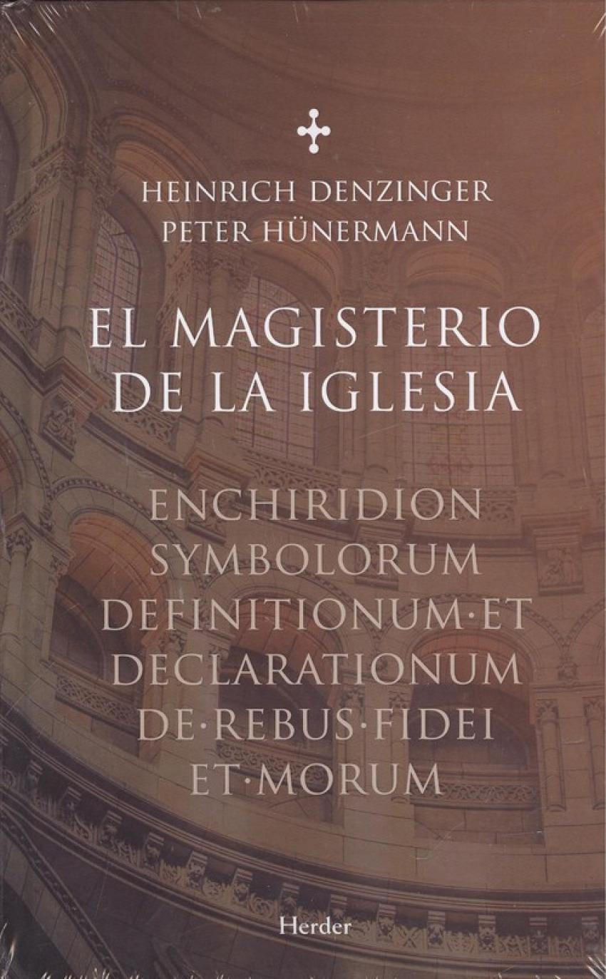 El magisterio de la iglesia by Denzinger, Heinrich Hünermann, Peter: Nuevo  (2017) | Imosver