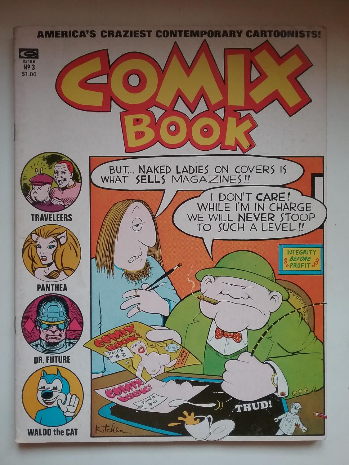 Comix Book Number No. 3 Three by Kitchen, Denis (Editor) (Underground Comix Comics) Very