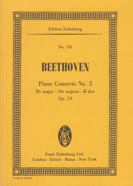 Piano Concerto No.2 in B flat major, Op.19 - Study Score - Beethoven, Ludwig van