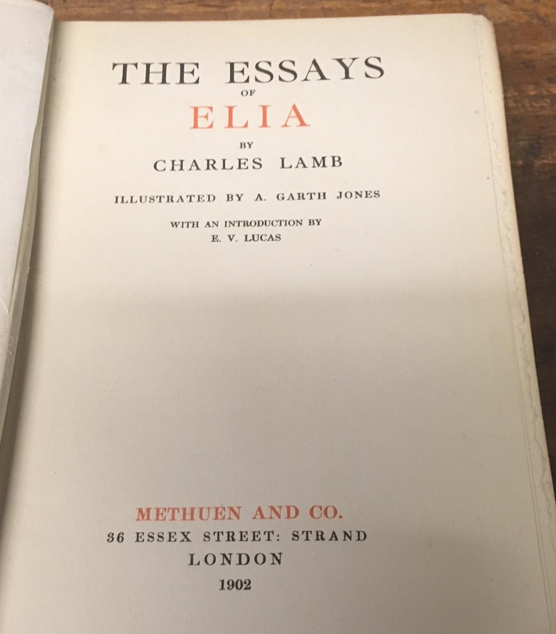 charles lamb essays online