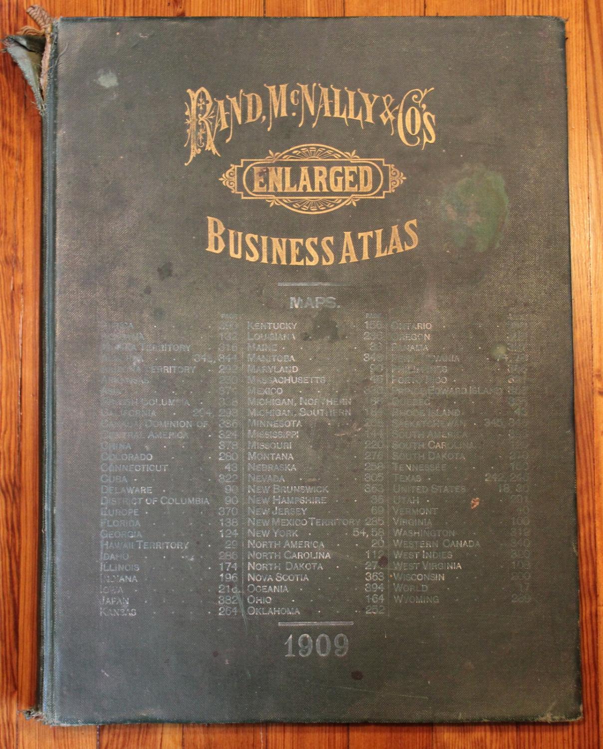 Rand, McNally & Co.'s Enlarged Business Atlas [Good] [Hardcover]