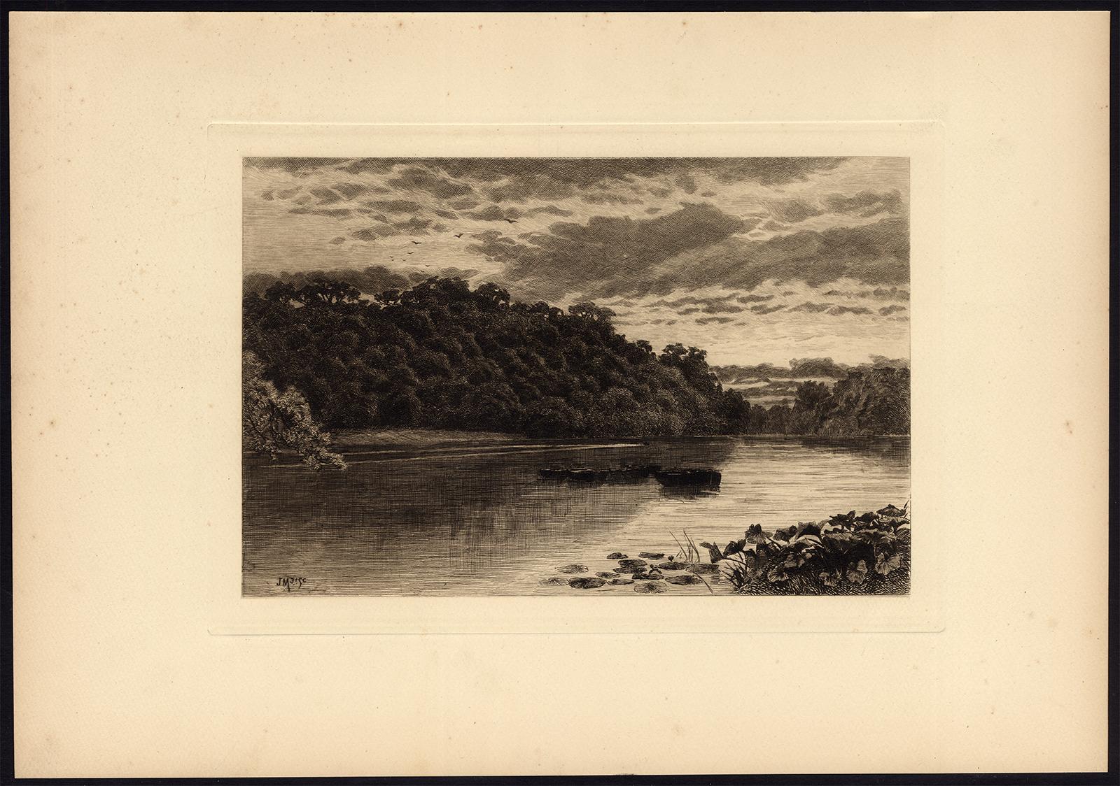 3 Antique Prints-SUTTON PARK-BLACKROOT POOL-BOATHOUSE-WELFORD