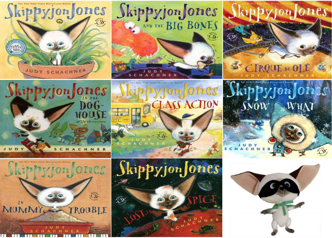 Skippyjon Jones HARDCOVER 18 HC WITH PLUSH by Schachner, Judy New
