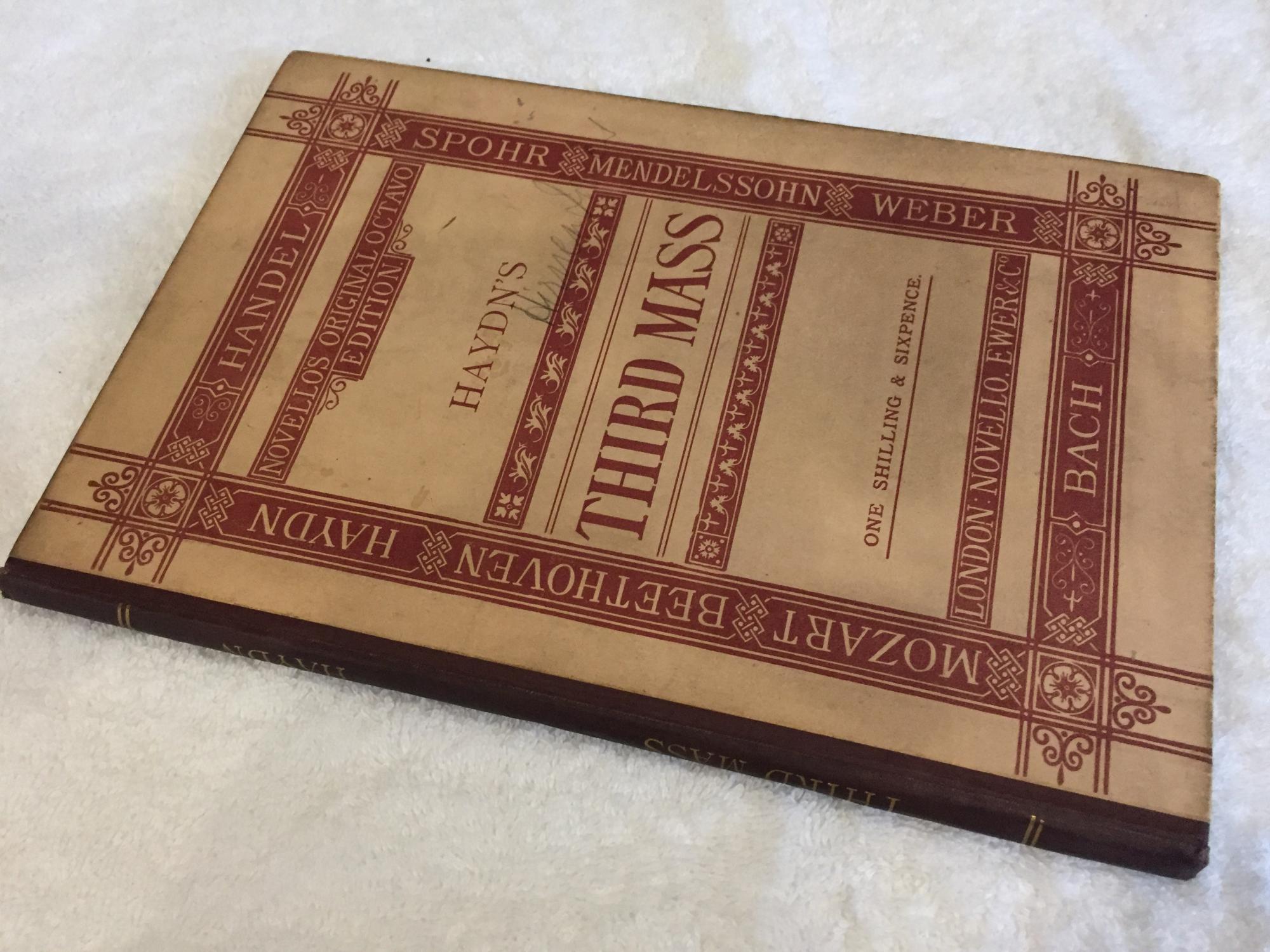 Third Mass The Imperial De J Haydn Fair Hardcover Ramblingsid S Books