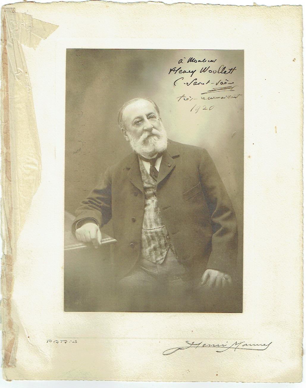 Portrait of Camille Saint-Saens (Saint Saens, 1835-1921)