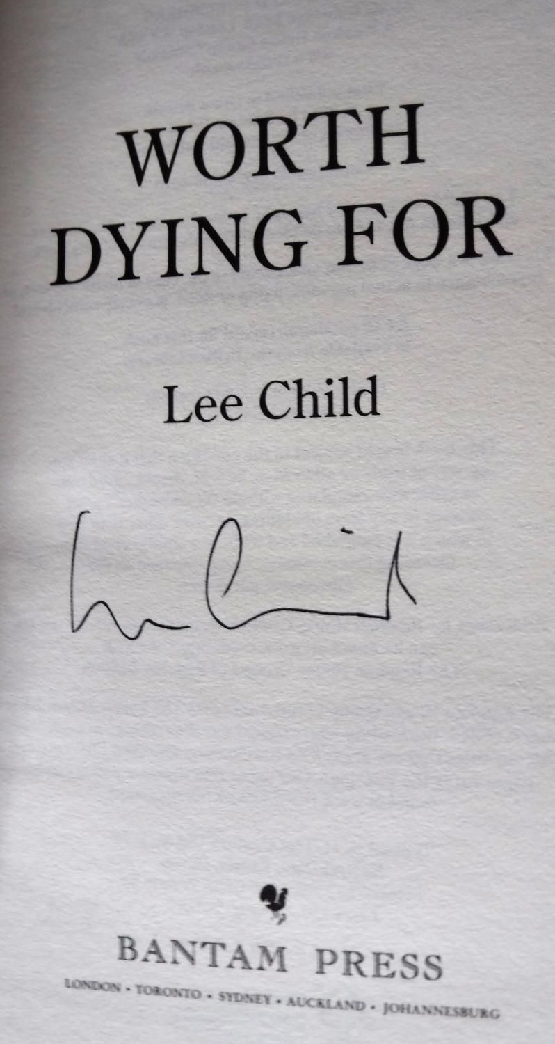 Worth Dying For by Child, Lee Near Fine Hardcover (2010) 1st Edition