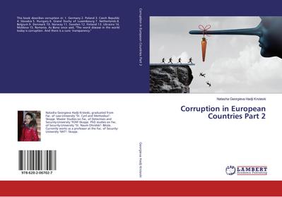 Corruption in European Countries Part 2 - Natasha Georgieva Hadji Krsteski