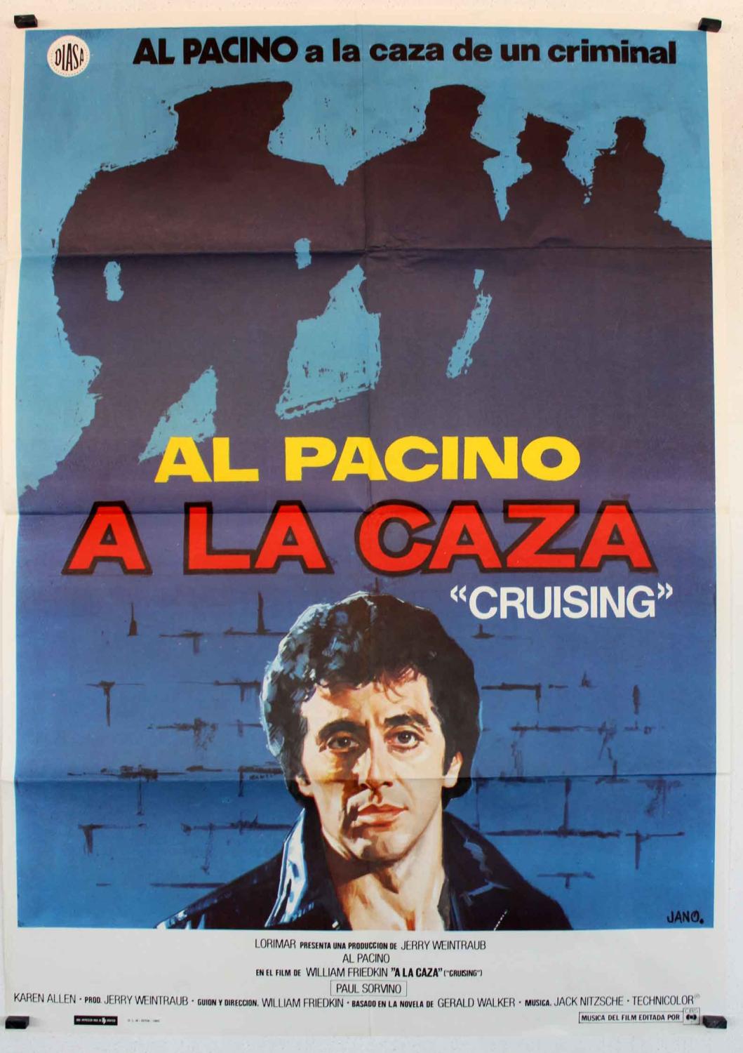 A LA CAZA - 1980Dir WILLIAM FRIEDKINCast: AL PACINOPAUL SORVINOKAREN ...