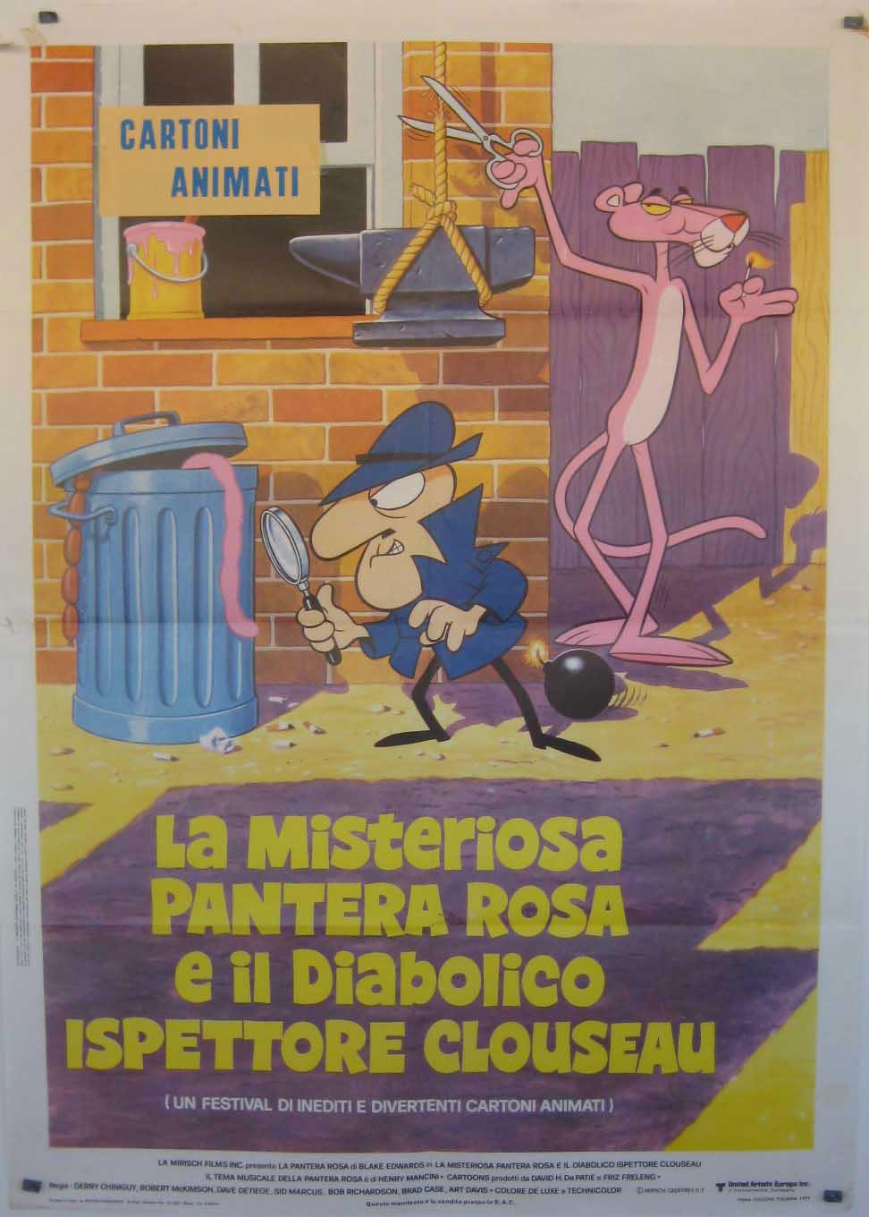 LA MISTERIOSA PANTERA ROSA E IL DIABOLICO ISPETTORE CLOUSEAU - 1976Dir