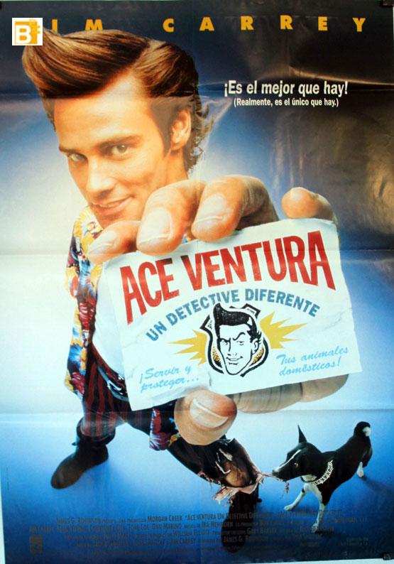 Ace Ventura Un Detective Diferente 1994dir Tom Shadyaccast Jim Carrey Courteney Cox Sean Youngespa A 70x100 Cm 27x41 Inches 1 Sh Poster 1994 Art Nbsp Nbsp Print Nbsp Nbsp Poster Benito Original Movie Poster